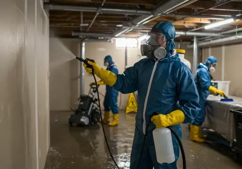 Basement Sanitization and Antimicrobial Treatment process in Eureka Springs, AR